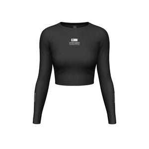 Women's Wakanda Athletics Long Sleeve Crop