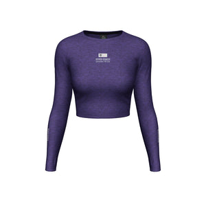 Women's Wakanda Athletics Long Sleeve Crop