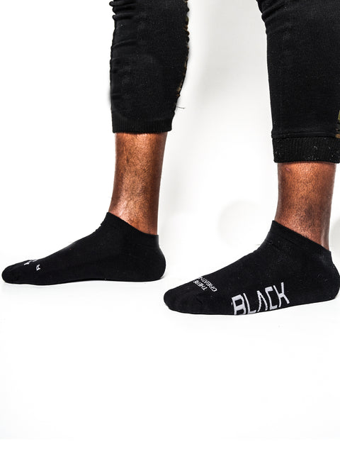 Actively Black Low Cut Performance Socks