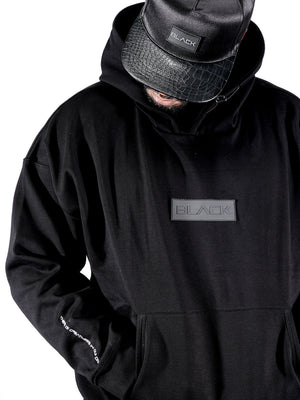 Men's Rubber Patch Fleece Hoodie