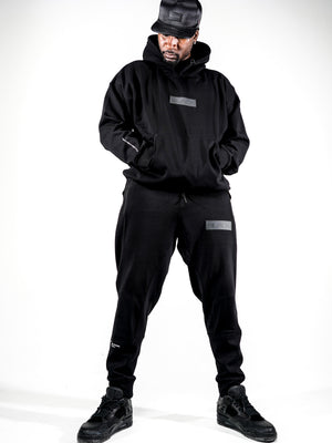Men's Rubber Patch Fleece Hoodie