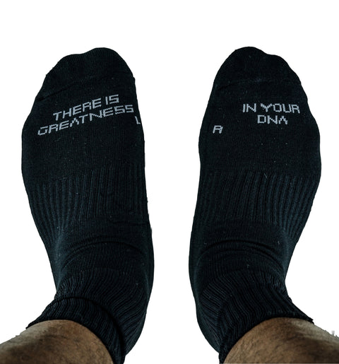 Actively Black Performance Crew Socks