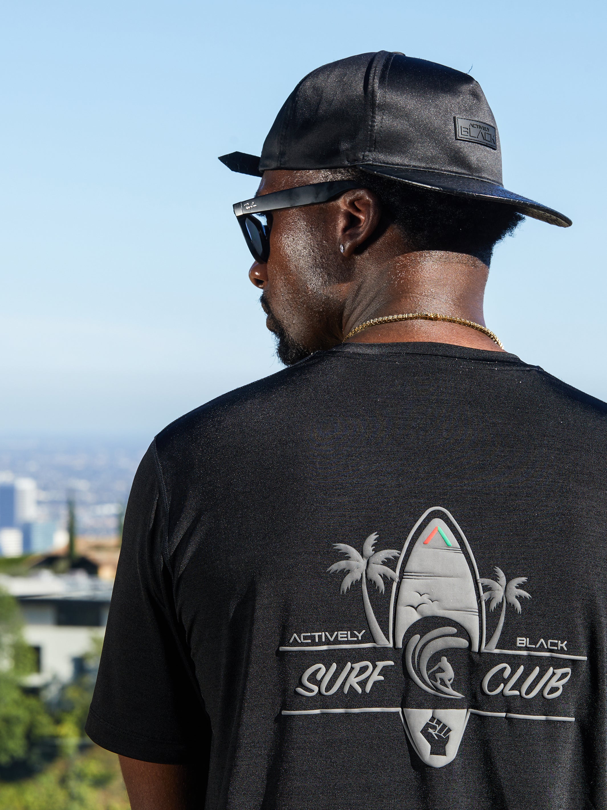 Actively Black Surf Club Shirt