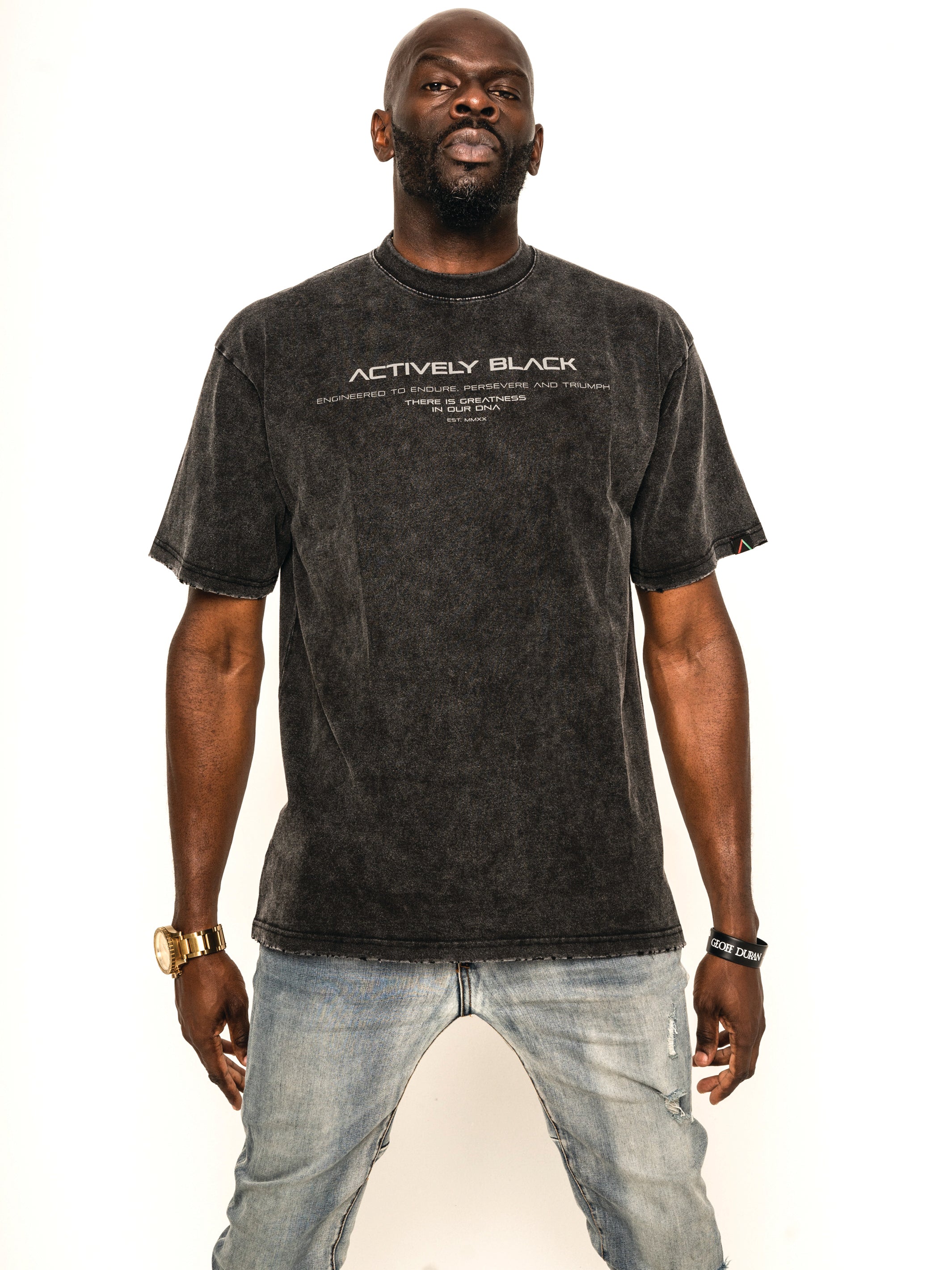 Actively Black Vintage Lifestyle Tee