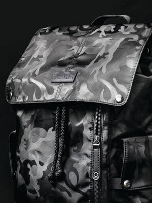 Luxe Black Camo Backpack