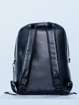 Actively Black Embossed Logo Backpack