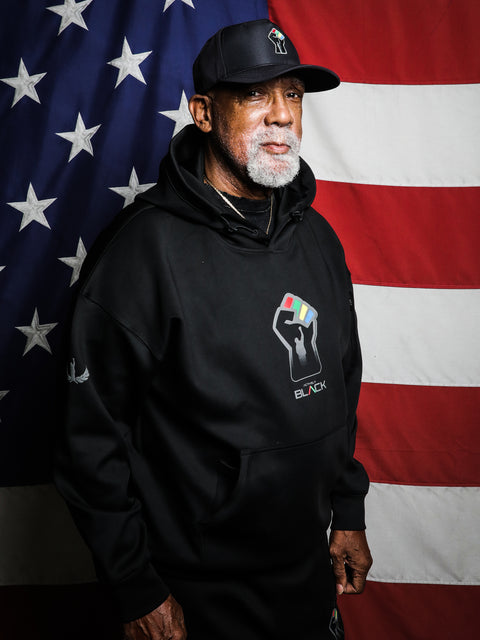 Unisex John Carlos x Actively Black Performance Hoodie