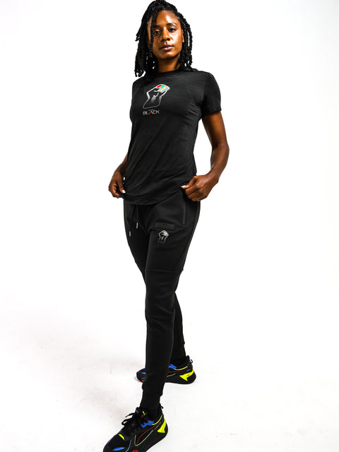 Unisex John Carlos x Actively Black Performance Joggers