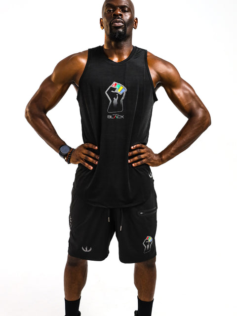 John Carlos x Actively Black Performance Shorts