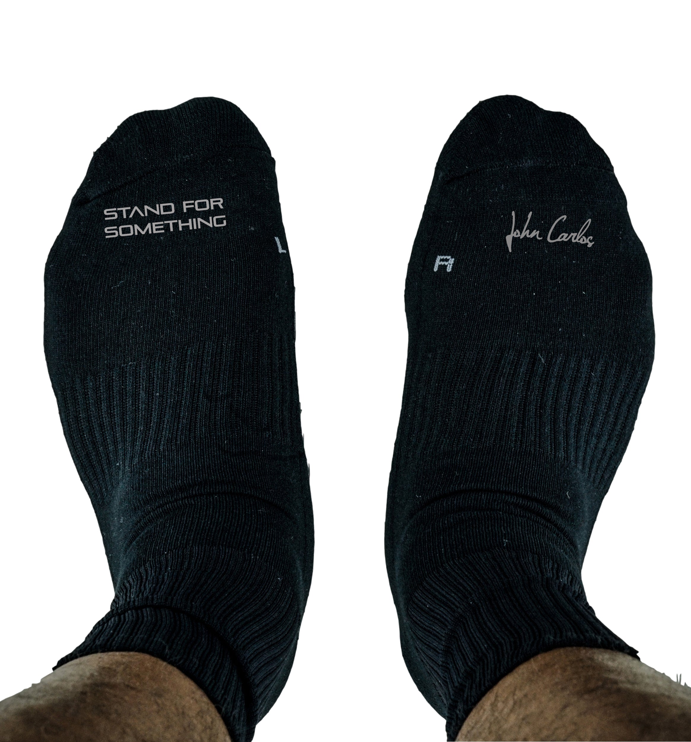 John Carlos x Actively Black Socks