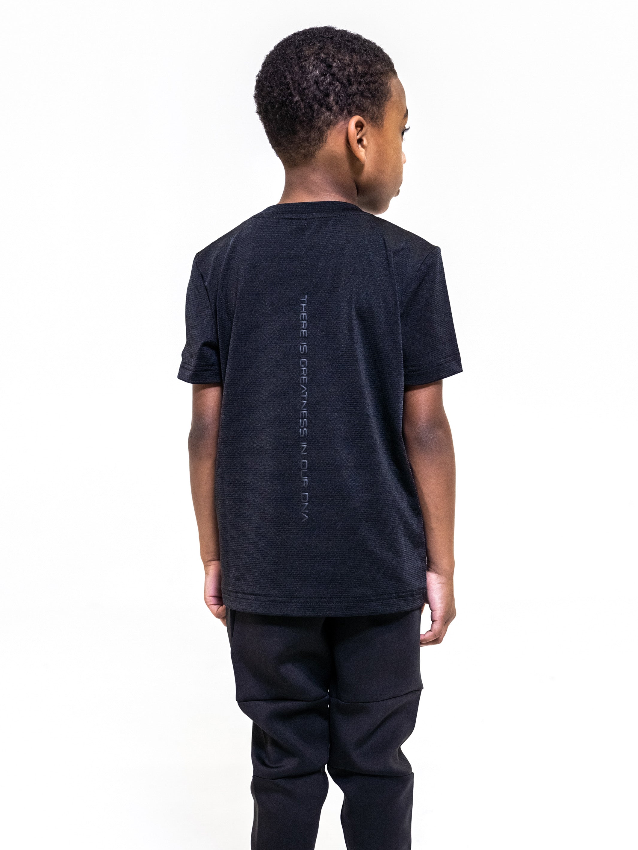 Kids Actively Black Stealth Performance Shirt