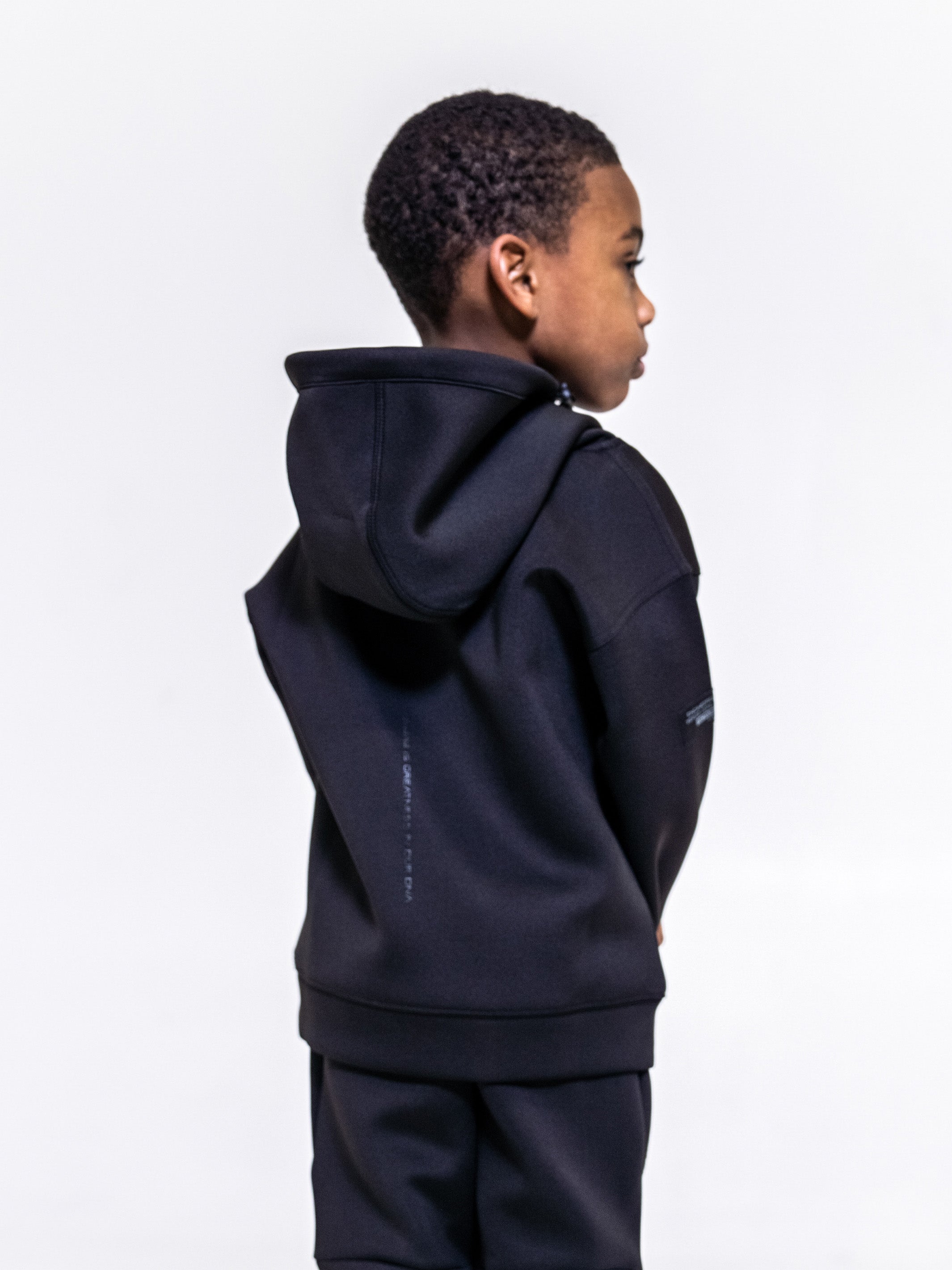 Kids Actively Black Performance Tech Hoodie