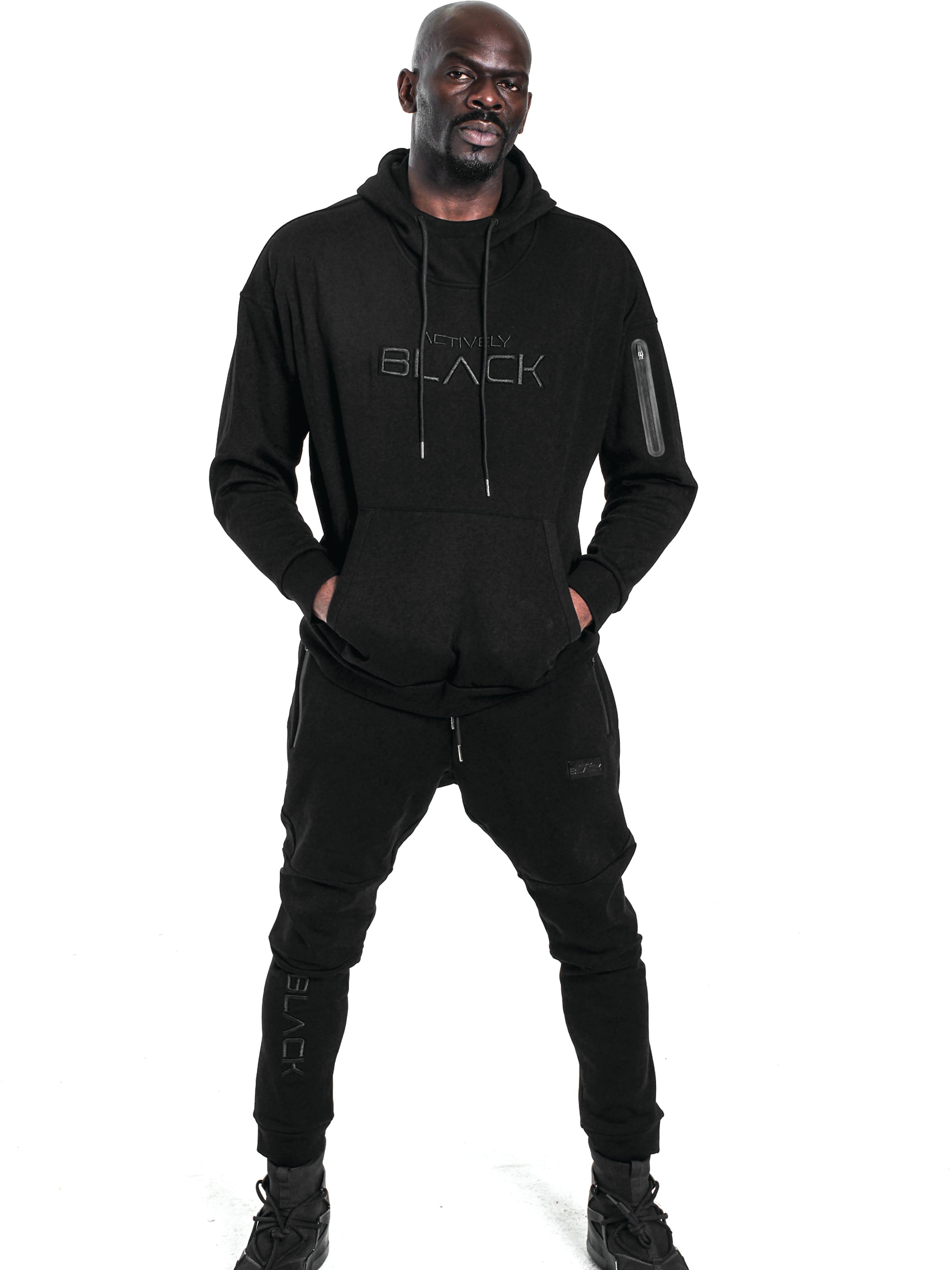 Men's 3D Embroidered Logo Hoodie
