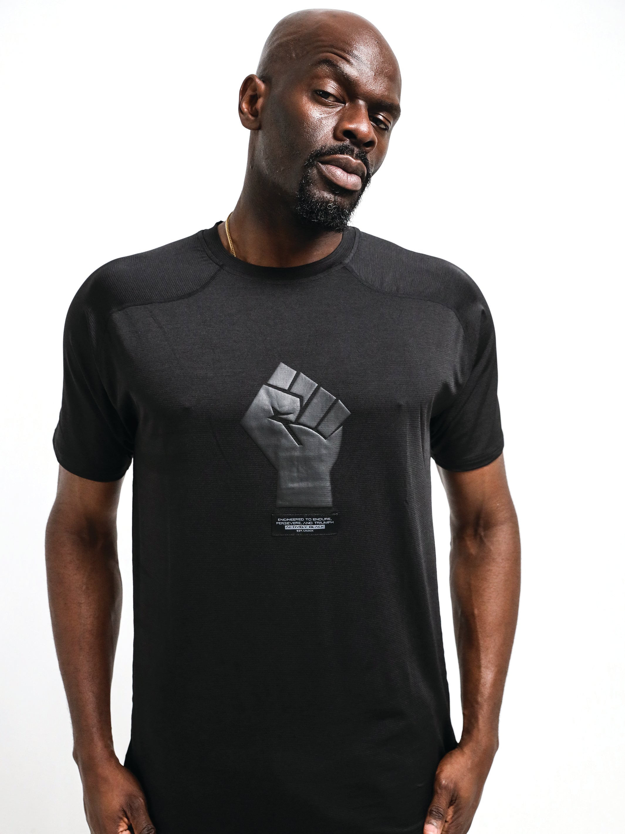 Men's Black Fist Performance Shirt