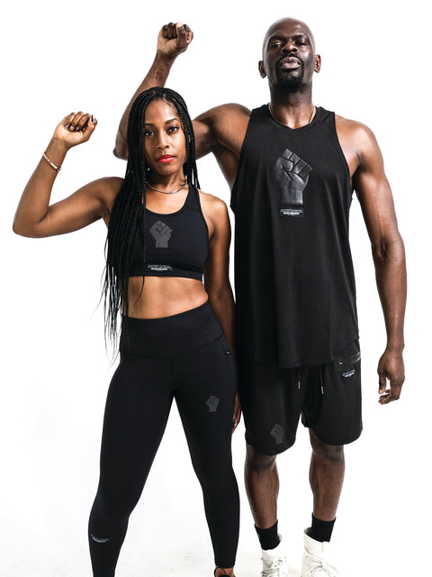 Men's Black Fist Performance Tank