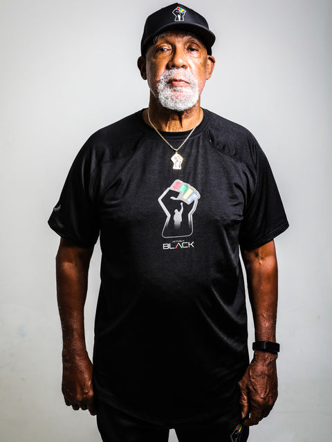 Men's John Carlos x Actively Black Performance Shirt