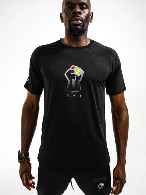 Men's John Carlos x Actively Black Performance Shirt