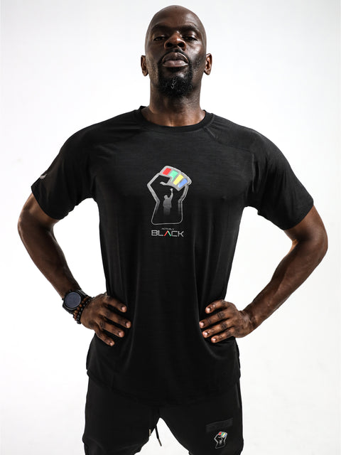 Men's John Carlos x Actively Black Performance Shirt