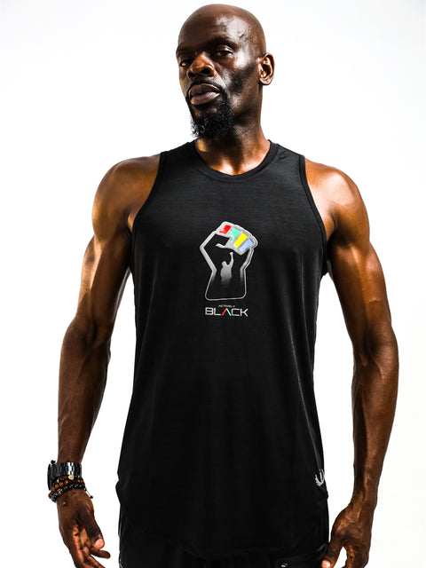 Men's John Carlos x Actively Black Performance Tank