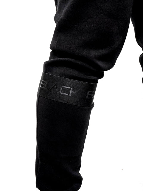 Men's Black Band Luxe Joggers