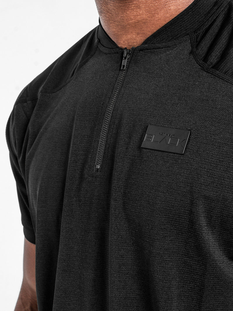 Men's Luxe Athleisure Polo by Actively Black, view 2