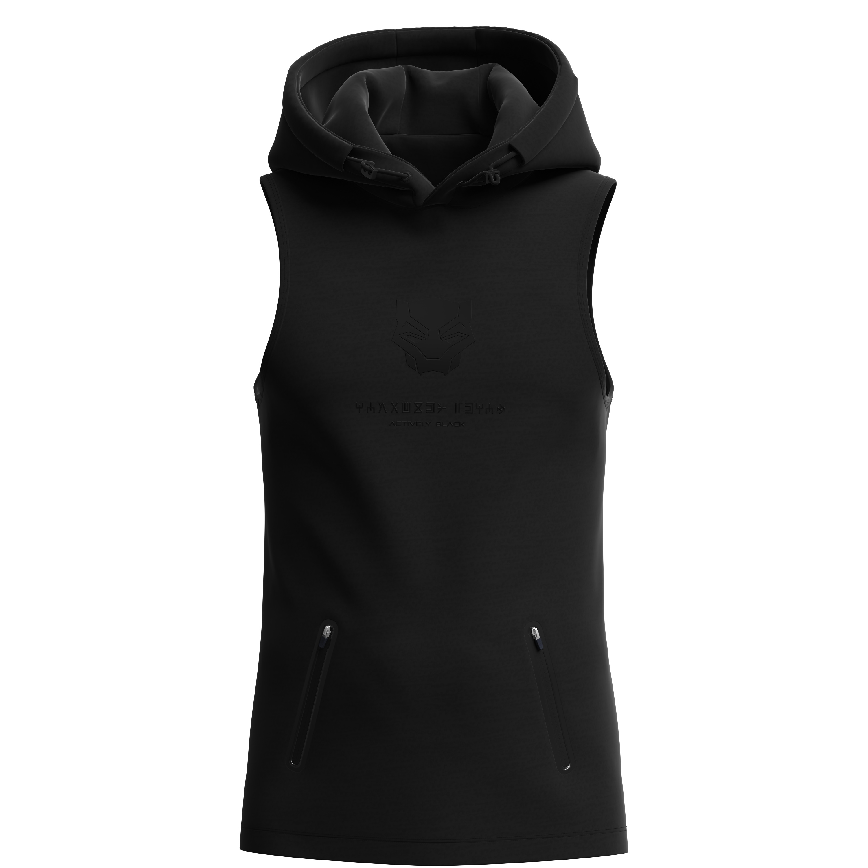 Men s Wakanda Athletics Panther Sleeveless Hoodie