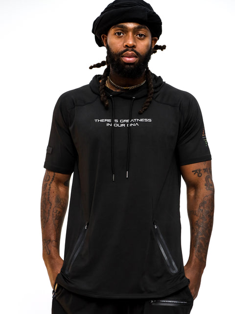 Men's GREATNESS Short Sleeve Performance Hoodie