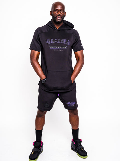 Men's Wakanda Athletics Classic Short Sleeve Hoodie