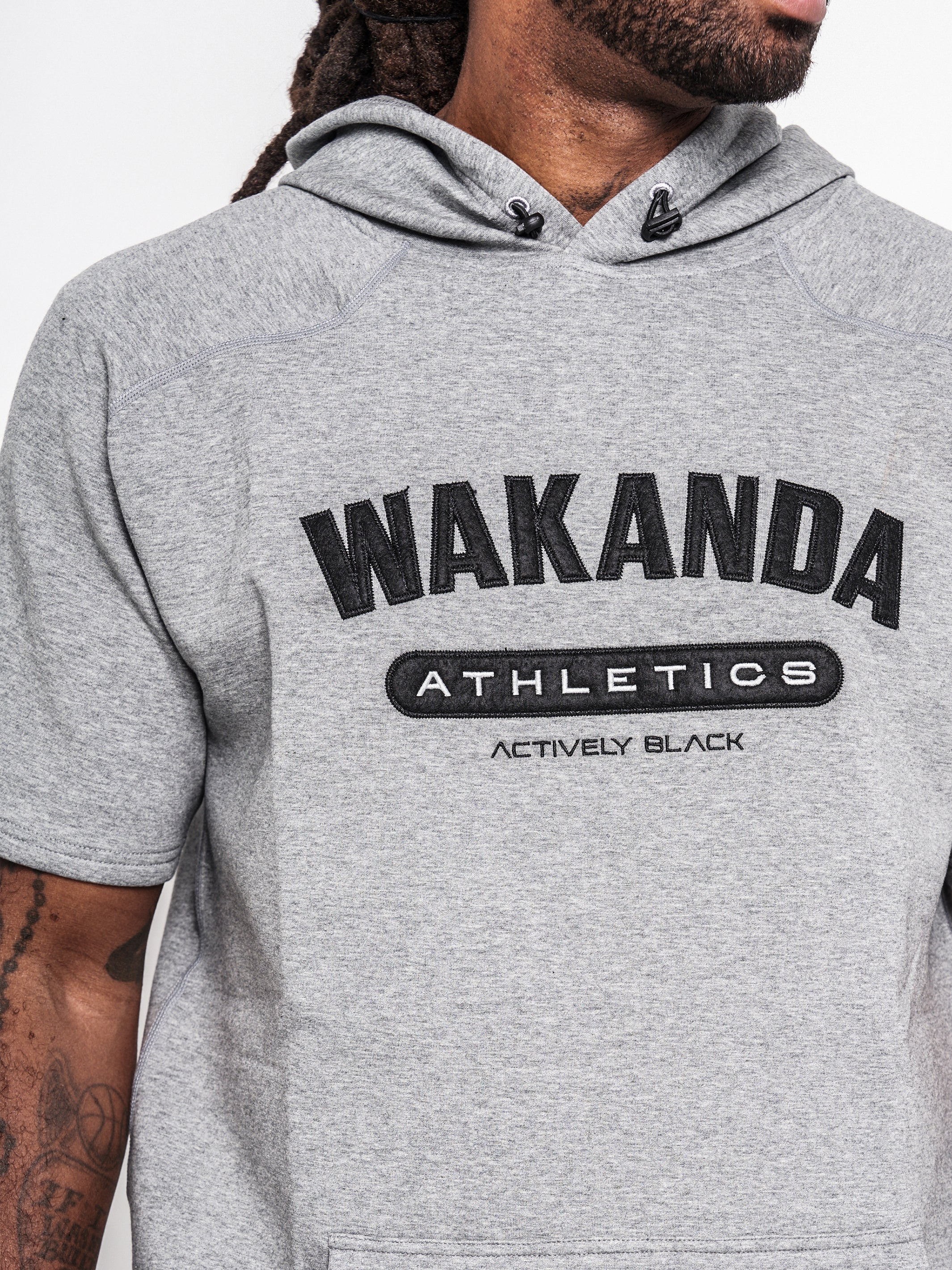 Men's Wakanda Athletics Classic Short Sleeve Hoodie