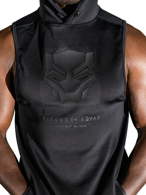 Men's Wakanda Athletics Panther Sleeveless Hoodie