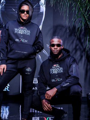 Wakanda Forever x Actively Black Merch Hoodie
