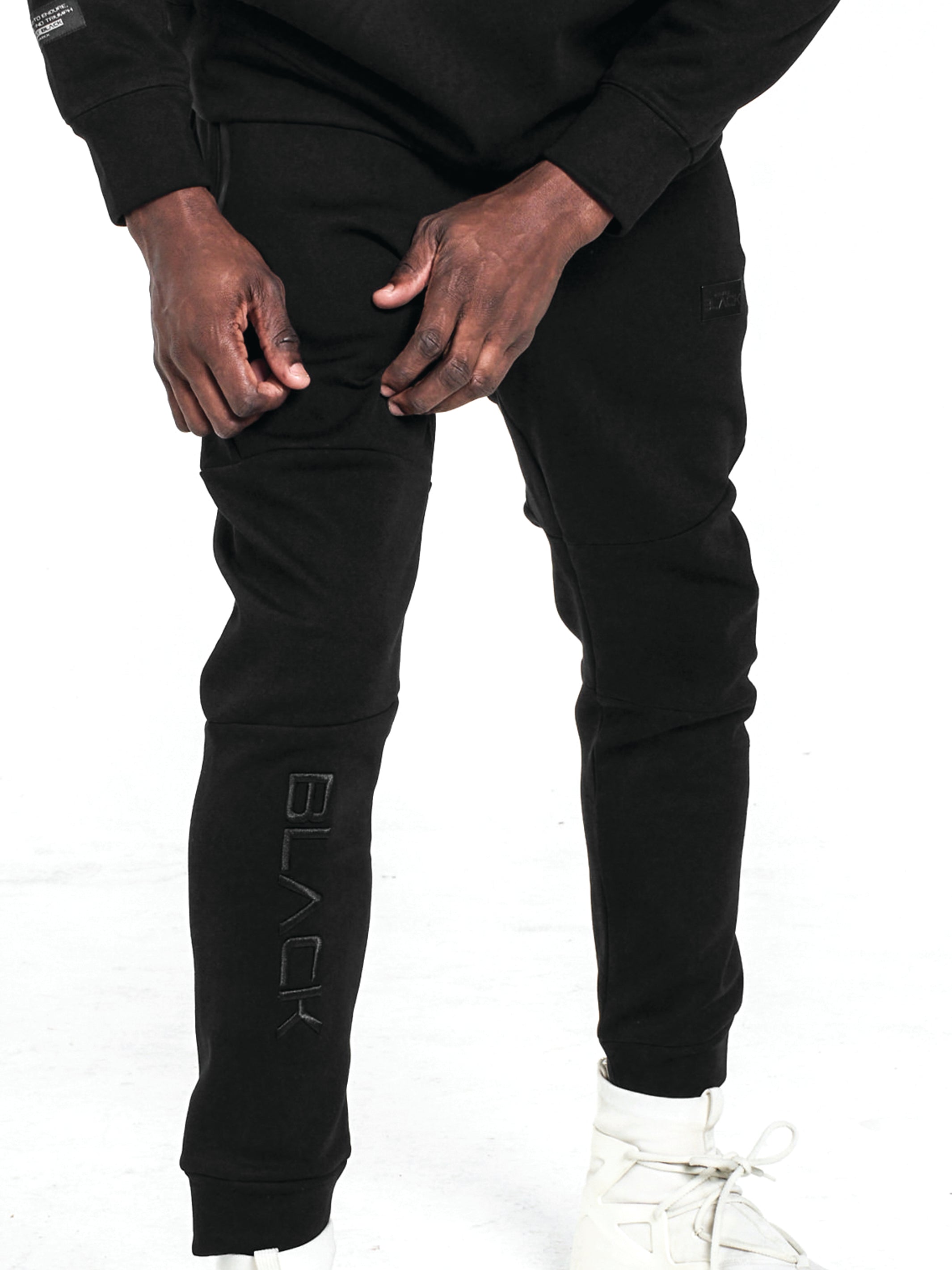 Unisex 3D Embroidered Logo Joggers