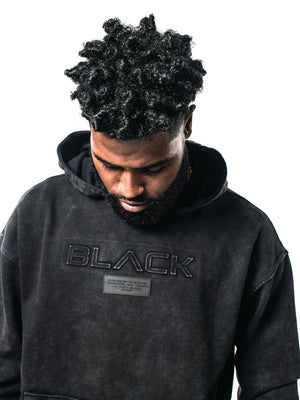 Unisex 3D BLACK Vintage Luxury Hoodie