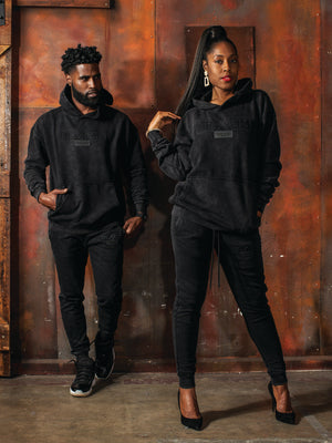 Unisex 3D BLACK Vintage Luxury Joggers
