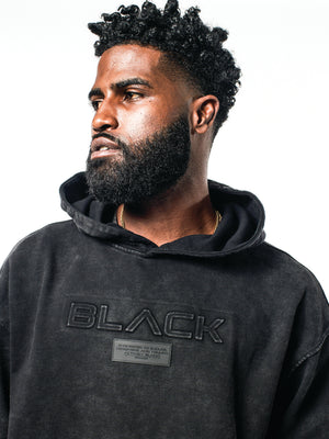 Unisex 3D BLACK Vintage Luxury Hoodie