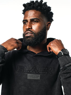 Unisex 3D BLACK Vintage Luxury Hoodie