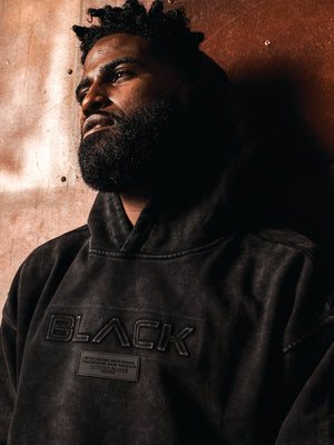 Unisex 3D BLACK Vintage Luxury Hoodie