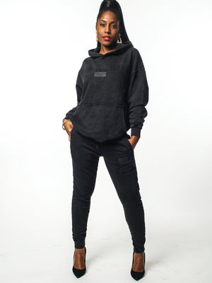 Unisex 3D BLACK Vintage Luxury Joggers