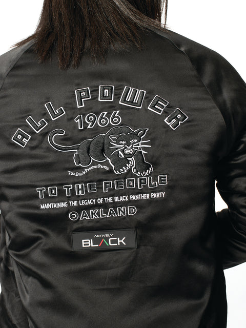 Unisex Power To the People Bomber Jacket