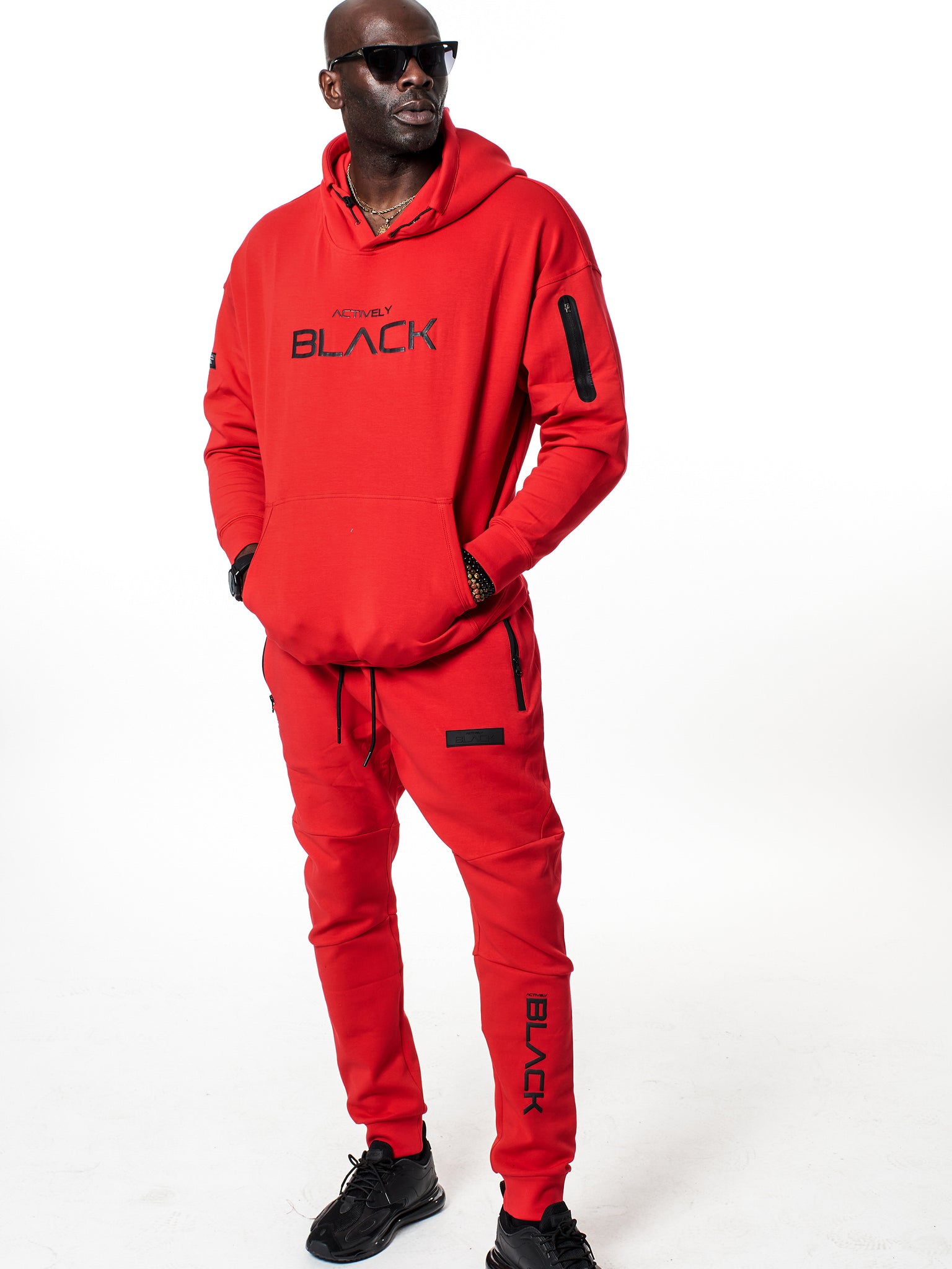 Unisex Performance Tech Color Joggers Actively Black Athleisure Wear