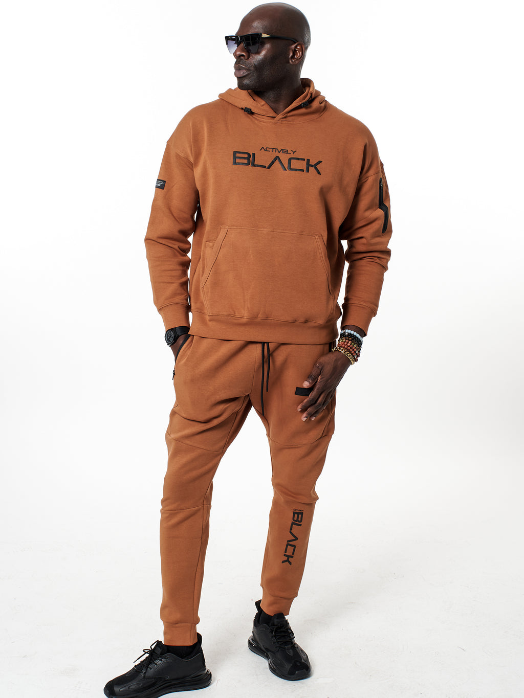 Unisex Performance Tech Color Joggers Actively Black Athleisure Wear