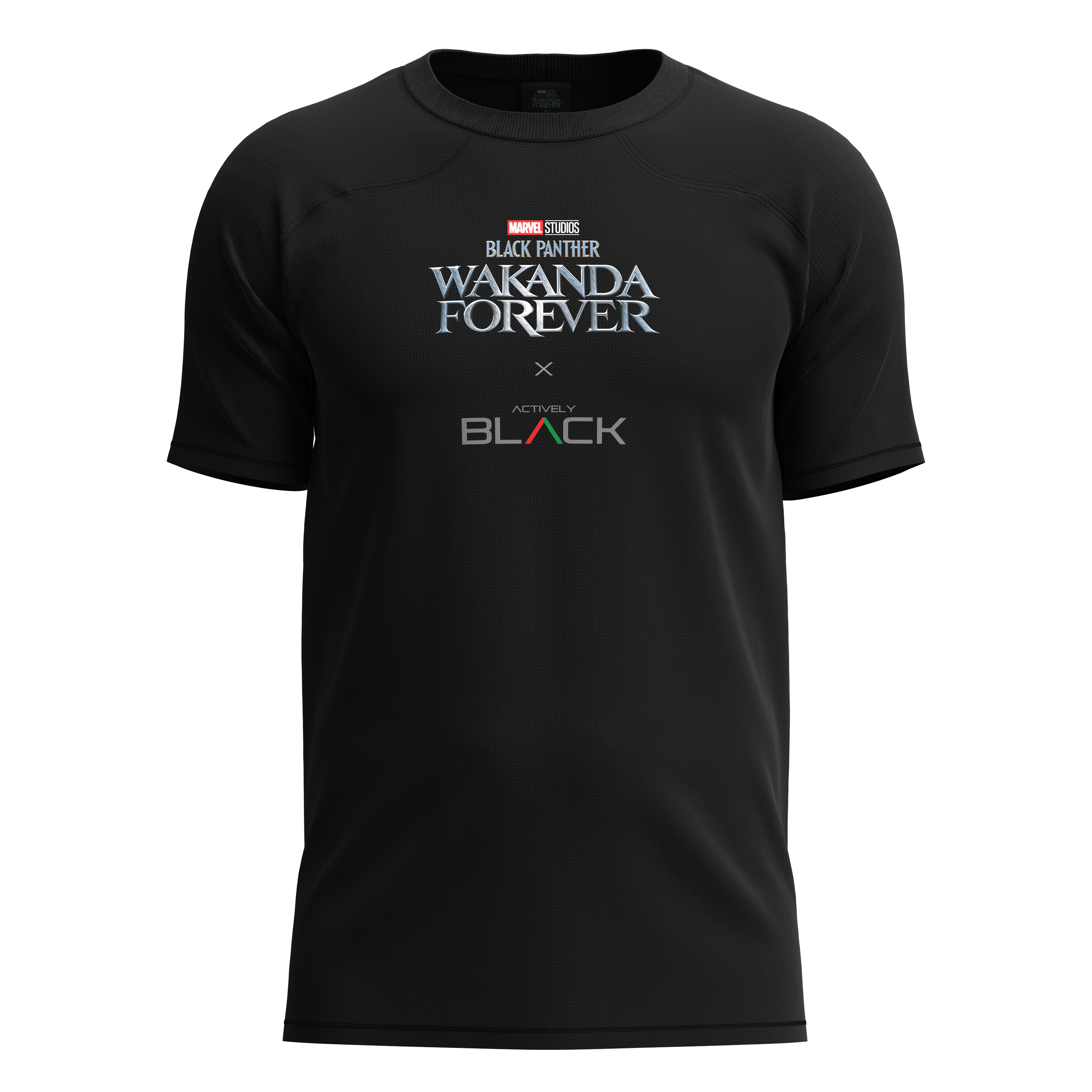 Wakanda Forever x Actively Black Merch Shirt