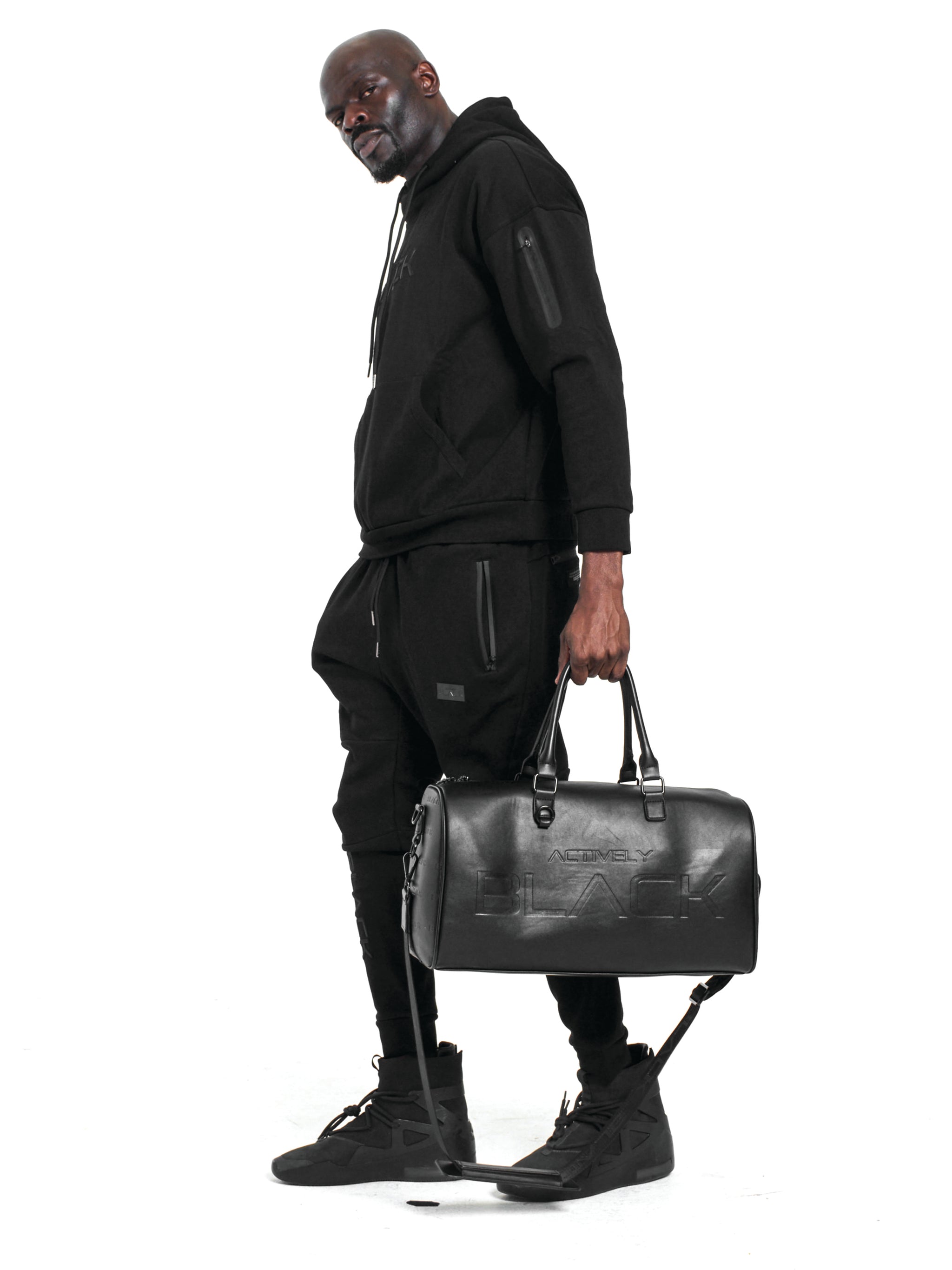 Actively Black Luxe Weekender Bag