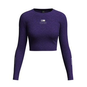 Women's Wakanda Athletics Long Sleeve Crop