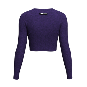 Women's Wakanda Athletics Long Sleeve Crop
