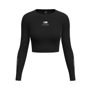 Women's Wakanda Athletics Long Sleeve Crop