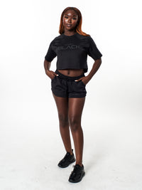 Women's Performance Tech Color Short Sleeve Crop