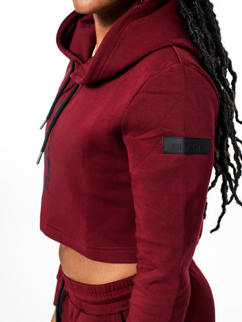 Women's Performance Tech Color Crop Hoodie