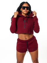 Women's Performance Tech Color Crop Hoodie