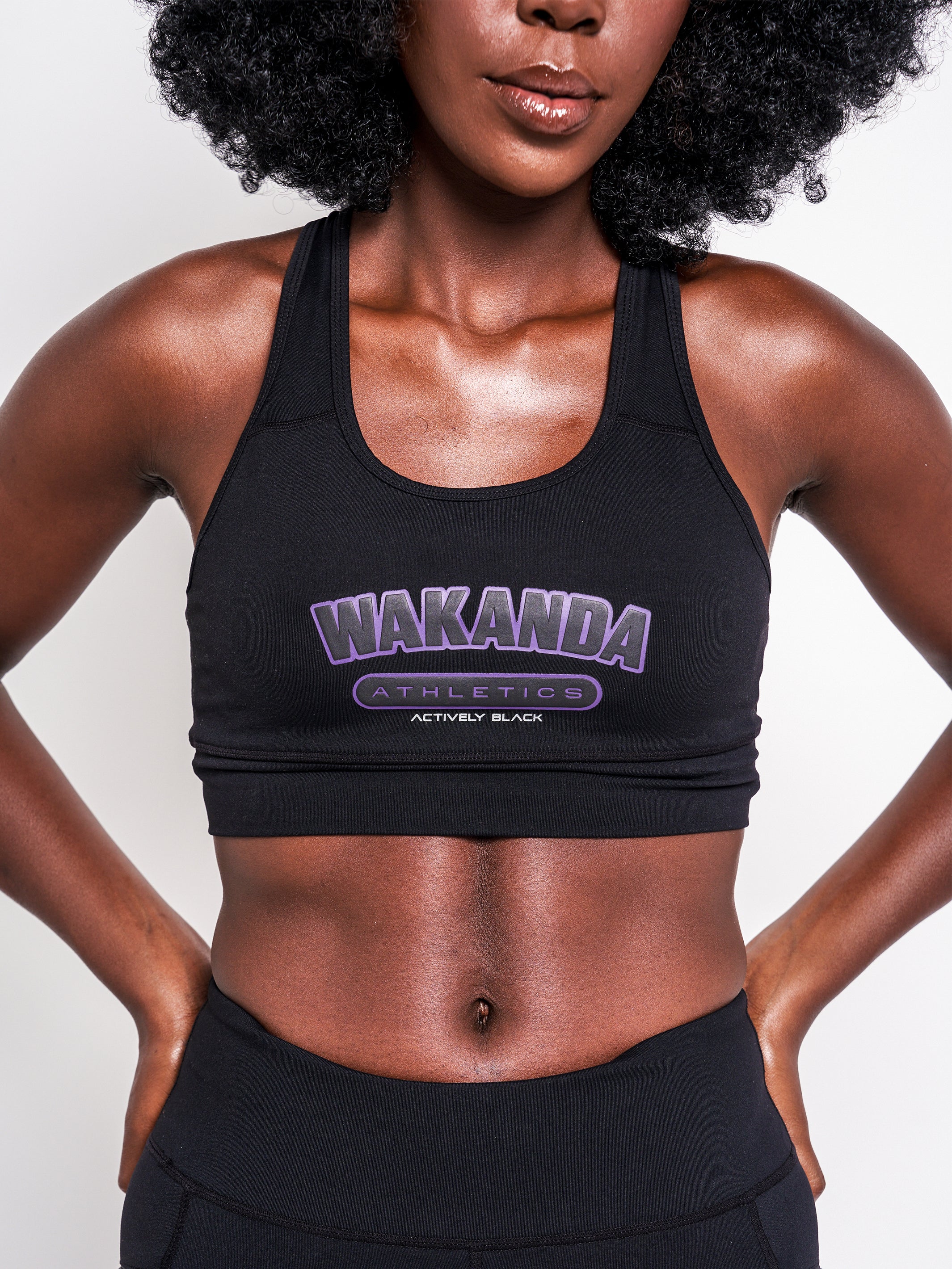 Women's Wakanda Athletics Classic Sports Bra